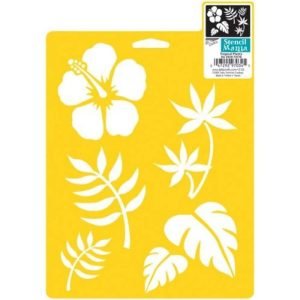 Delta Stencil 7X10 Tropical Plants