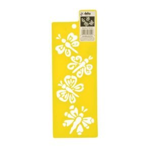 Delta Stencil Mania - Butterflies 3 x 8.5 inch