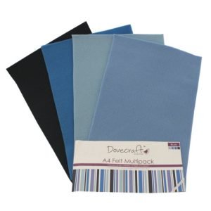 Dovecraft - A4 Felt - Blues