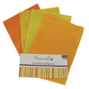 Dovecraft - A4 Felt - Yellows
