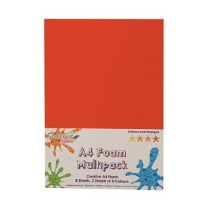Dovecraft - Foam - Yellow/Orange 8pk - A4