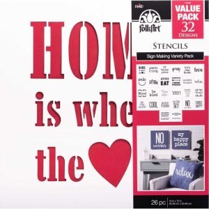FA Stencil 12x12 26pk Sign Making
