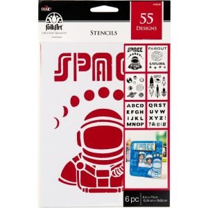 FA Stencil - Space Theme Value Pack - 6" x 7.75"
