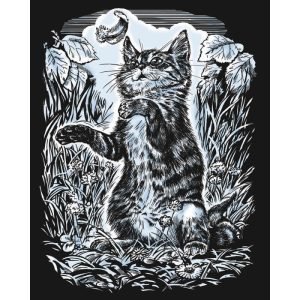 Kittens  - Silver Scraper Foil