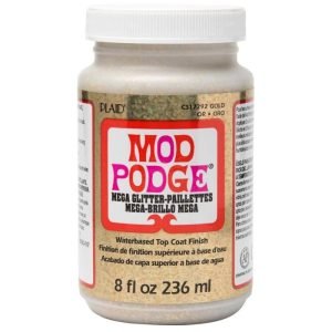 Mod Podge Mega Gltr Gold - 8oz/237ml