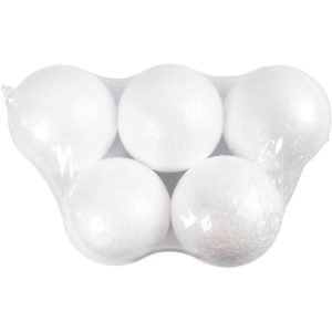 Create Craft - Polystyrene Ball 7Cm 5Pc