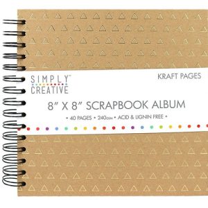 SC 8x8 Album - Kraft Triangles