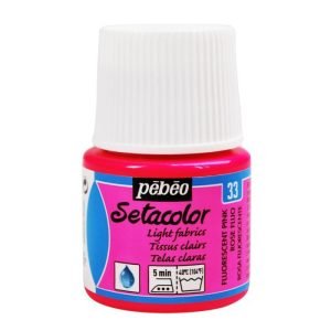 Setacolor Light Fabrics - Fluorescent Pink 45ml