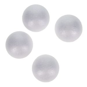 Create Craft - Polystyrene Balls - 6cm 5pk