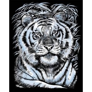 White Tiger - Silver Scraper Foil