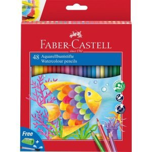Faber-Castell Water-Soluble Colour Pencils 48pk