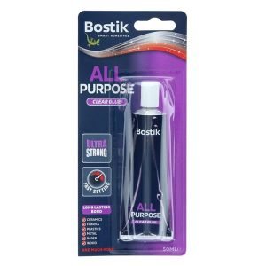 Bostik Glu & Fix All Purpose Clear Glue - 50ml
