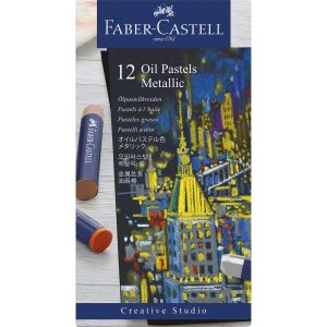 Goldfaber Oil Pastels Set of 12 Metallic Colours