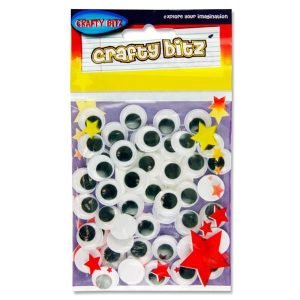 Pkt.50 Wiggle Goggly Eyes