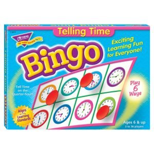 Game Telling Time Bingo