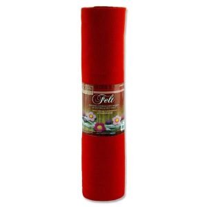 Felt Roll - 45cm X 5m - Red