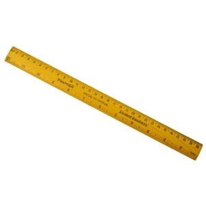 12" Wooden Ruler