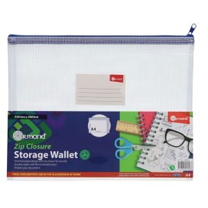Mesh Wallet A4 Storage Wallet Durable