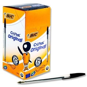 Bic Pen Ball Point Crystal Medium - Box of 50