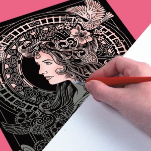 Foil Scraping Art