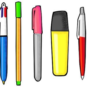 Pens, Pencils & Markers