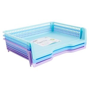 Premto Pastel Landscape Paper Tray - 3 Asst