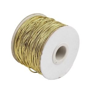 Create Craft - Elastic Cord -1 mm -gold -100 m