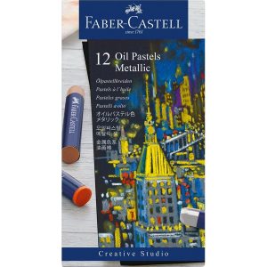 Faber-Castell Oil pastels Metallic 12pk