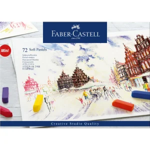 Faber-Castell Soft Pastel Half Length Sticks, Box of 72