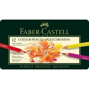 Polychromos Colour pencils Tin of 12