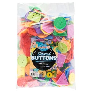 Clever Kidz Pkt.250 Sorting Buttons
