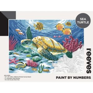 Reeves Paint by Numbers 12x16" Sea Turtle