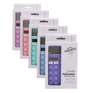 Premto Pastel Desktop Calculator - Asst
